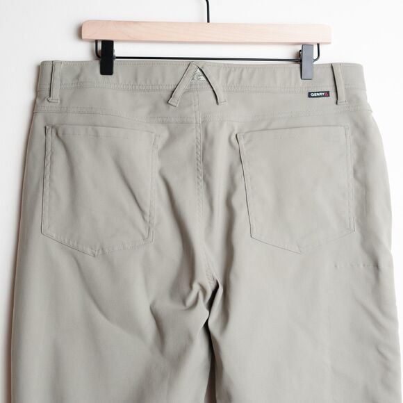 Gerry Venture Commuter Tech Pants Mens 36X34 Green Comfort Stretch Active Hiking - Picture 6 of 13